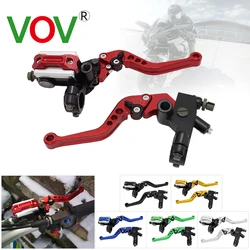 CNC Motorcycle Brake Clutch Levers Hydraulic Front Master Cylinder Motorbike Handle For Scooter Pocket Dirt Pit Bike Motocross