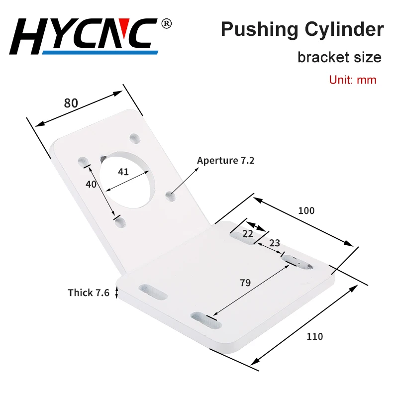 Suporte do cilindro do material do impulso do Woodworking, Baffle pneumático, Instalação automática do material do impulso, Assento de fixação, Multi-processo, CNC