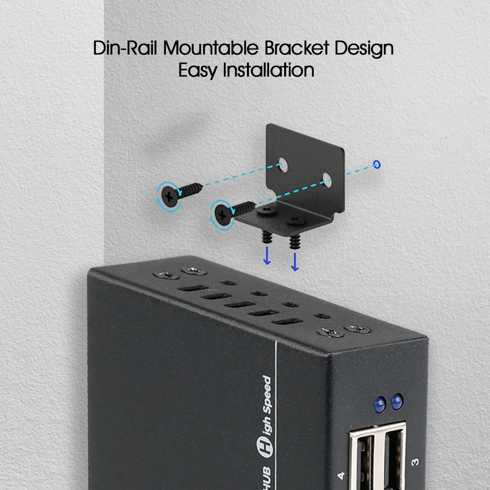 Imagem -02 - Sipolar Metal Usb 2.0 Hub de Alta Velocidade Portas Usb Divisor Adaptador Portátil Expansor Externo Doca Acessórios para Macbook Pro