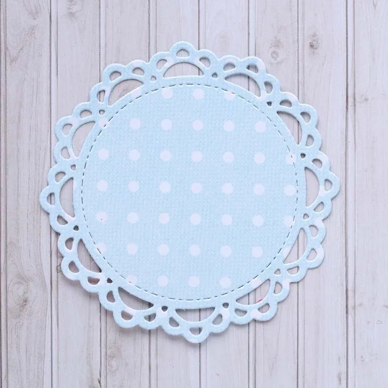 Metal Cutting Dies Lace circle Scrapbooking Stencil Craft Cut Die For DIY Card Crafts Handmade