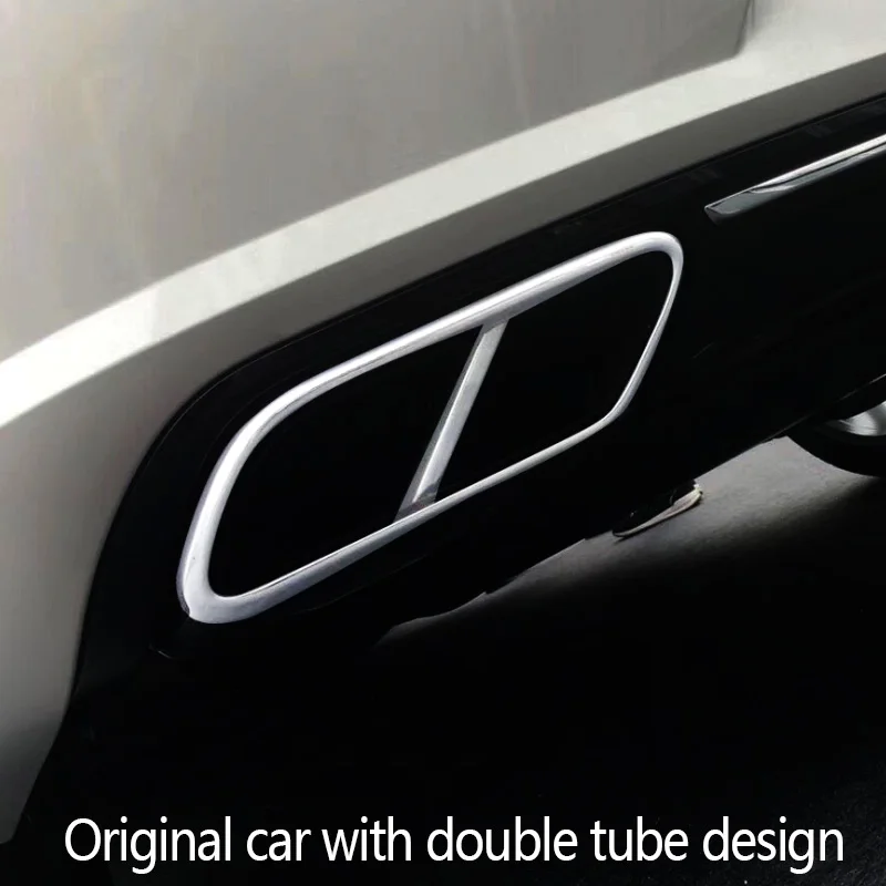 car accessories for Volvo xc60 xc90 s90 v90 xc40 s60 exhaust pipe tail stainless steel tail throat decorative cover car stickers - Image 6
