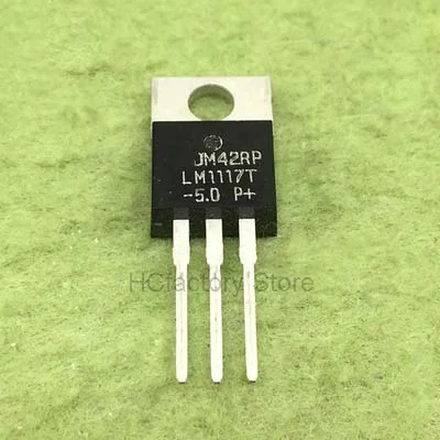 Original 10pcs LM1117T-5.0 TO-220 LM1117T-5 TO220 5V LM1117 800mA Low-Dropout Linear Regulator Wholesale distribution list