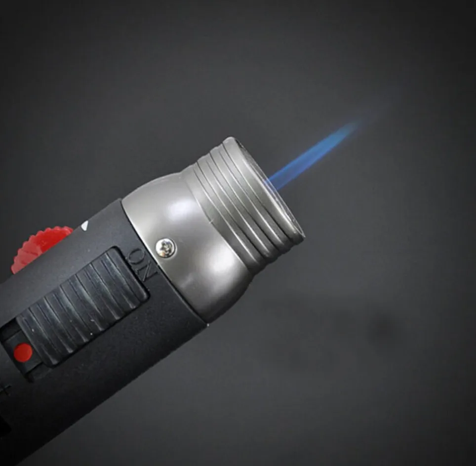 BBQ Mua Mini Phản Lực Bút Chì Ngọn Lửa 503 Đèn Pin Gas Butane Nhiên Liệu Hàn Hàn Bật Lửa Phản Lực Ngọn Lửa Di Động Bút Butan Không bao Gồm
