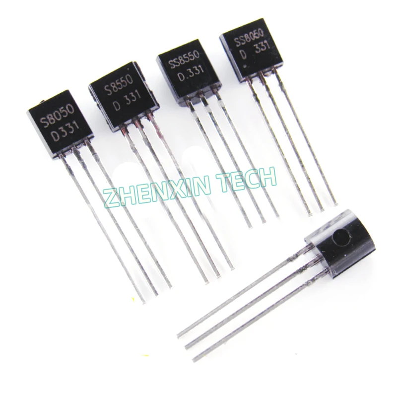 100 PÇS/LOTE S8050 TO-92 S8550 SS8050 SS8550 TO92 8050 8550 Novo Triode Transistor Em Estoque