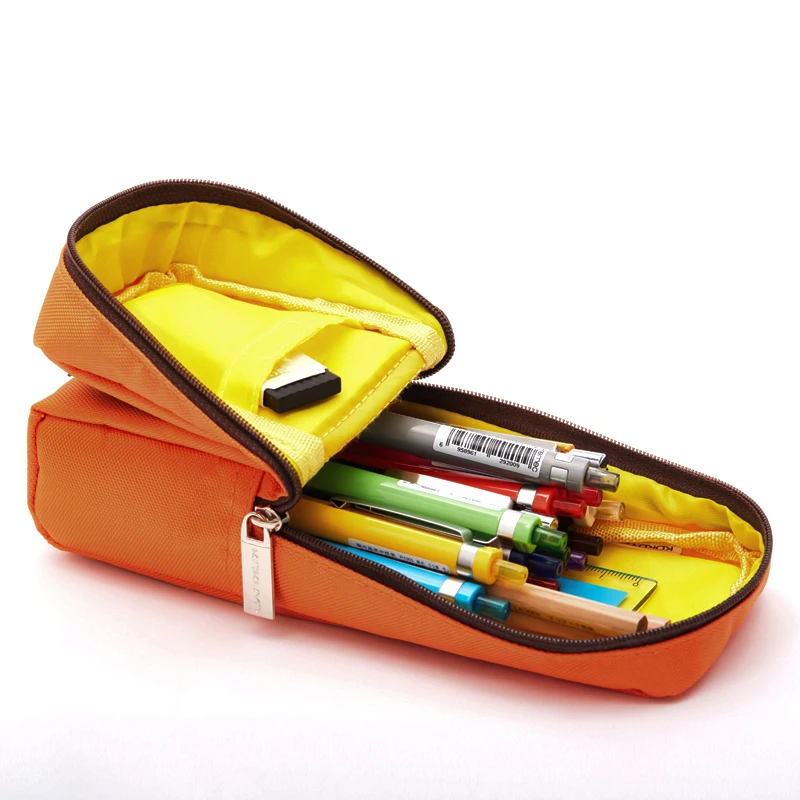 Japan KOKUYO Large Capacity Vertical Pen Type Pen Case Can Stand Pencil Stationery Pen Case WSG-PC32 All-in-one Function