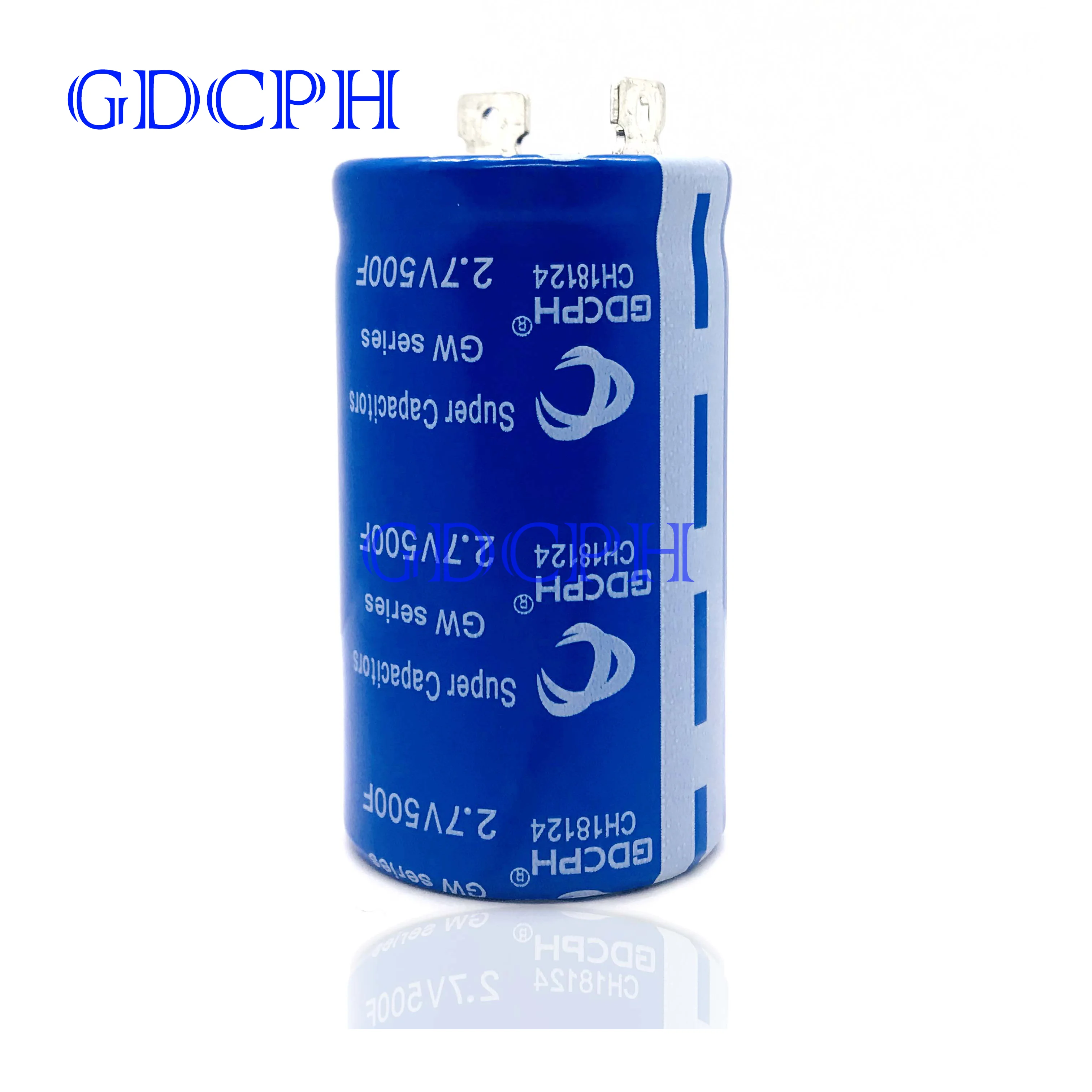 Super Capacitors 2.7V Series 10F 40F 50F 60F 100F 120F 360F 400F 500F 2.7V ตัวเก็บประจุ