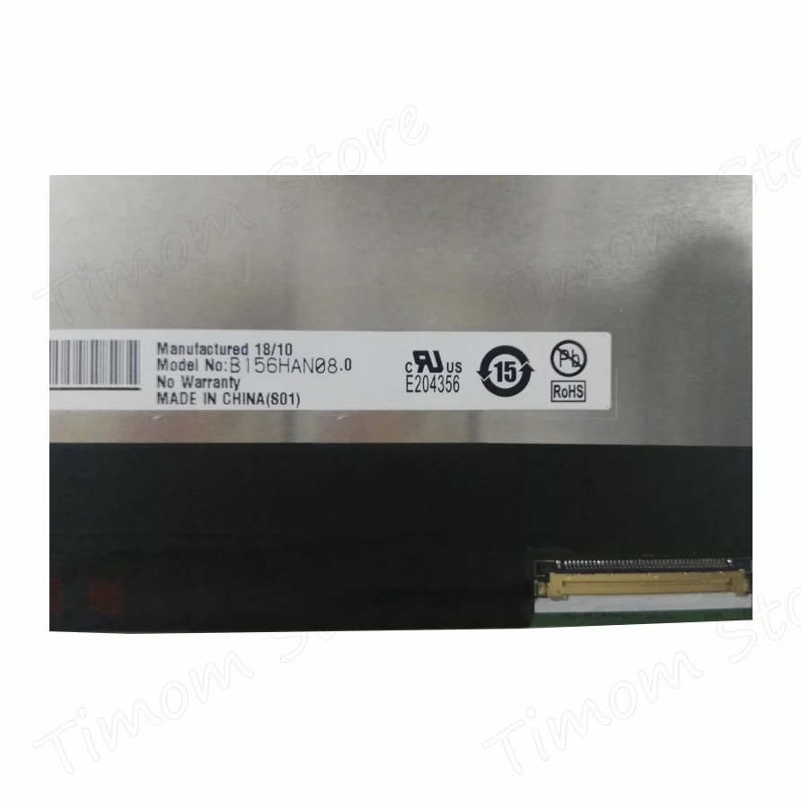 Imagem -04 - Ntsc para Auo Matriz Magro Matte Fhd 1920*1080 40pin Portátil Gaming Lcd Ips B156han08.2 Lp156wfg-spf2 B156han08.0 144hz 72 Cores