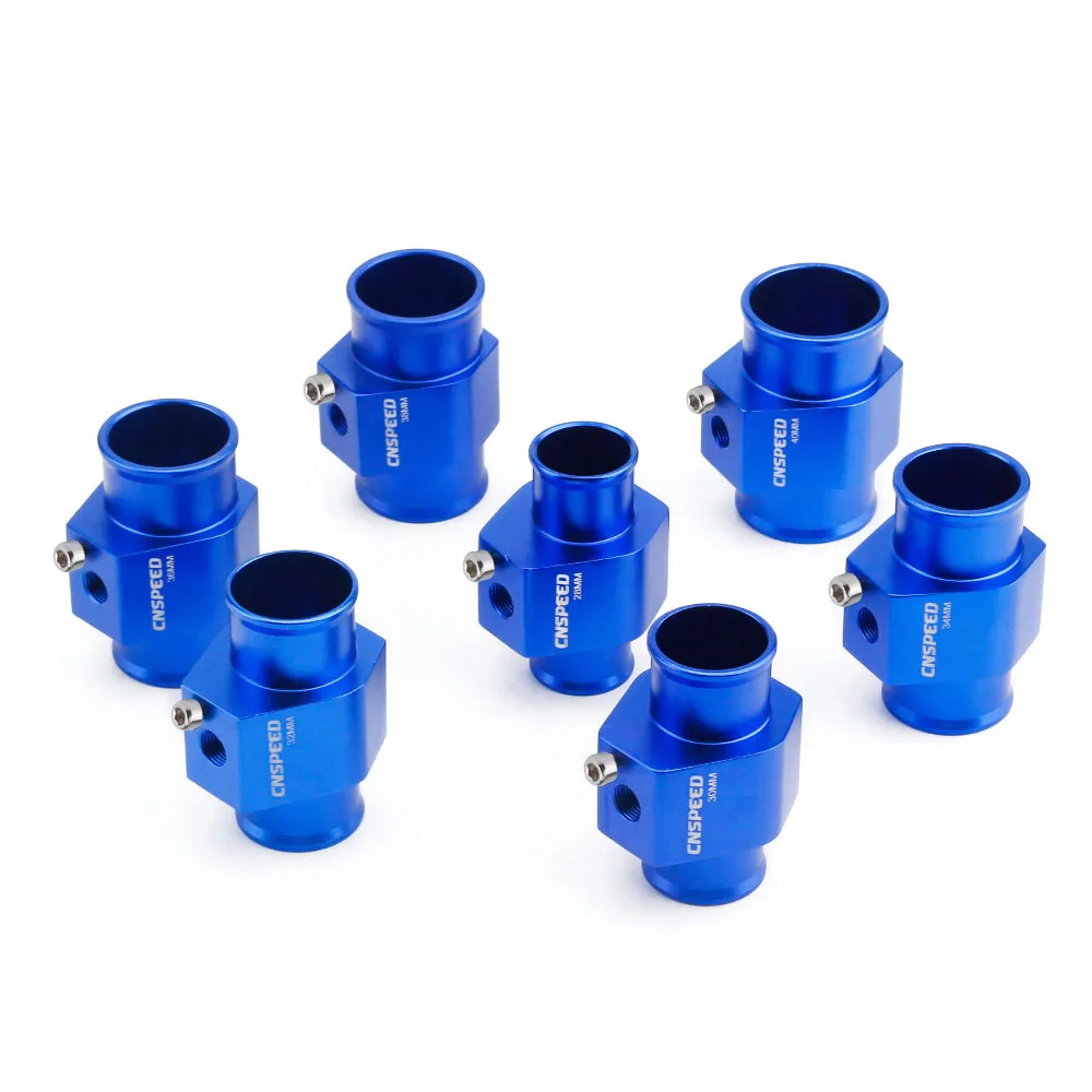 CNSPEED indicatore temperatura acqua temperatura radiatore temperatura acqua sensore tubo giunto 40mm 38mm 36mm 34mm 32mm 30mm 28mm adattatore tubo