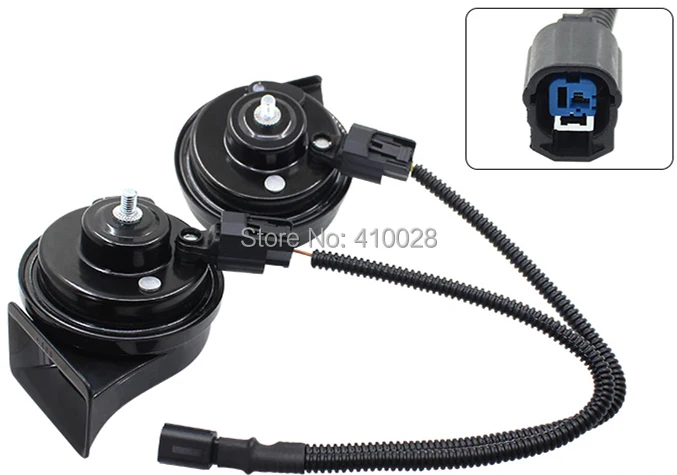 worldgolden 1pcs Car Horn Speaker Adapter Pigtail Socket  two special line beam horn Wiring Harness for vw for audi for hyundai