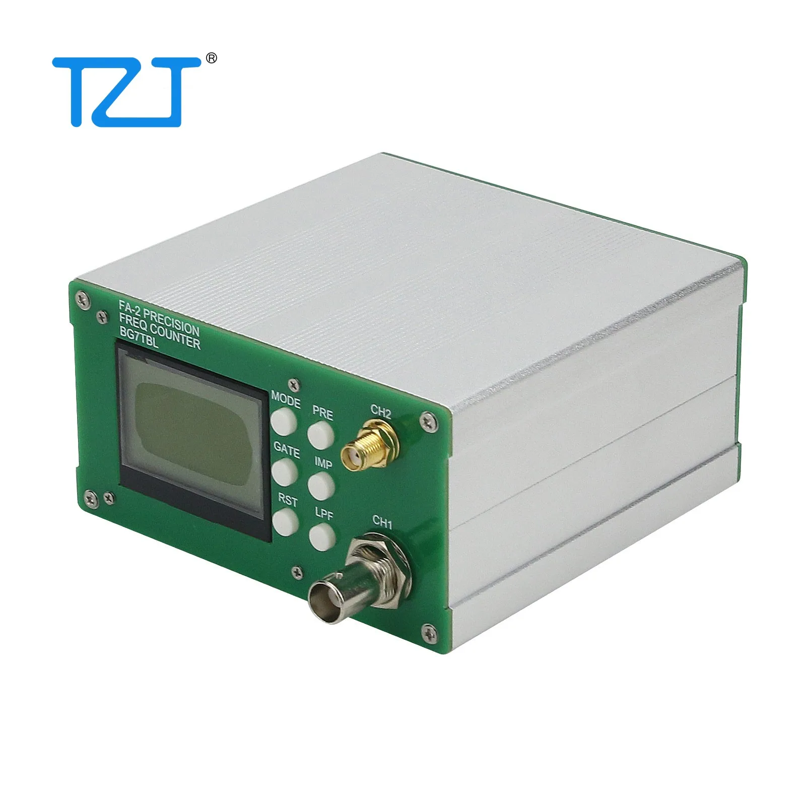 1Hz-6GHz/12.4GHz/26.5GHz Frequency Counter Frequency Meter 11Bit/Sec 10MHz OCXO with Power Adapter FA-2 Plus