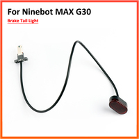 Rear Fender TailLight For Ninebot Max G30 G30L Electric Scooter Waterproof Signal License Plate Brake Light Accessories