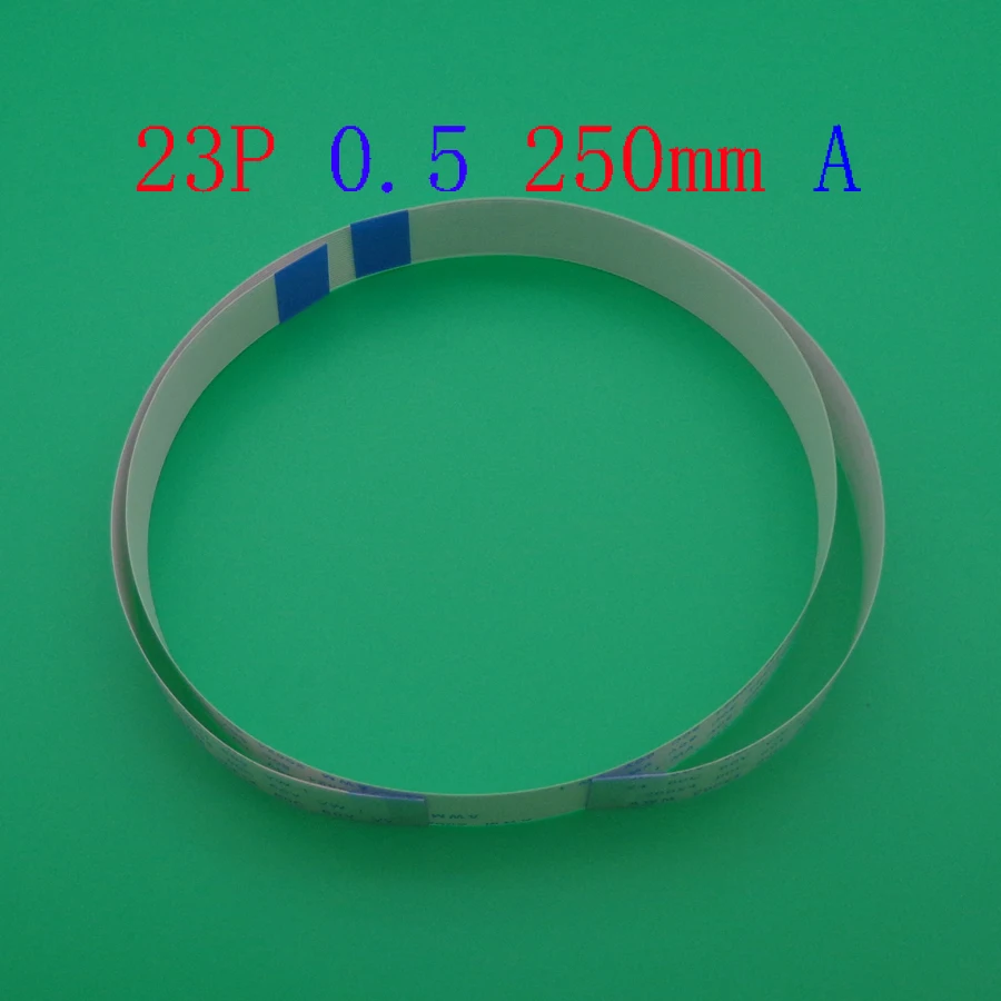 1pcs 23pin FFC FPC flat flexible cable 0.5mm pitch 23 pin A Forward length 250mm width 12mm  AWM 20624 80C 60V VW-1