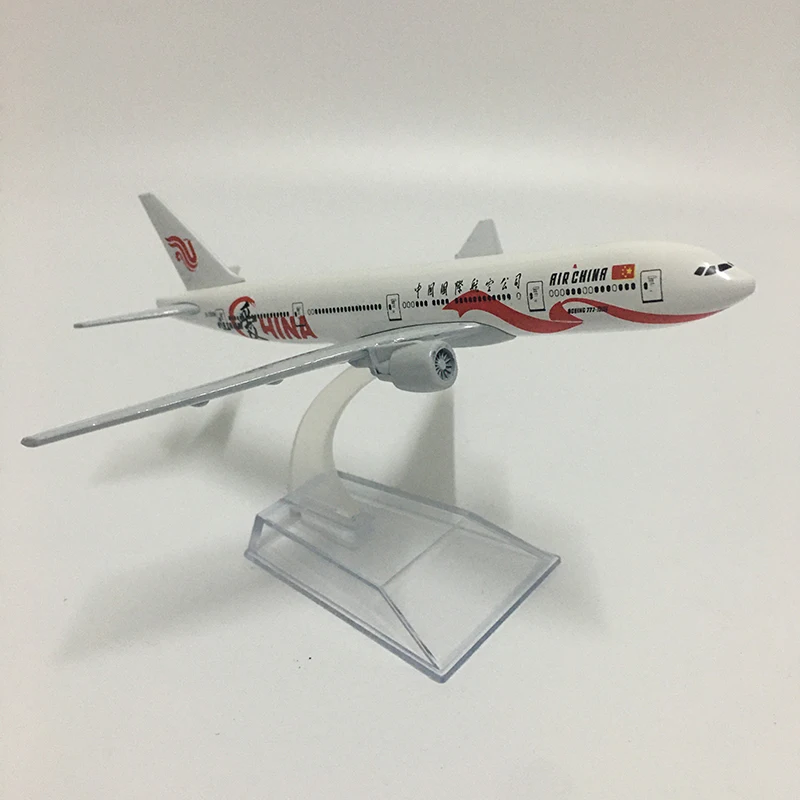 JASON TUTU 16cm AIR China Boeing B777 Airplane Model Plane Model Aircraft Diecast Metal 1/400 Scale Planes Factory Drop shipping