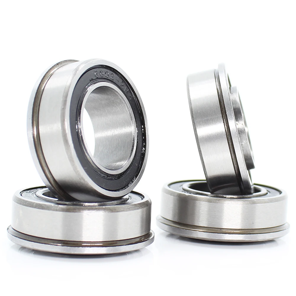 F6202 F6202RS Łożysko F6202-16-2RS 16x35x11 mm ABEC-1 4PCS Łożyska kulkowe kołnierzowe F6202-RS Łożysko koła wózka ogrodowego