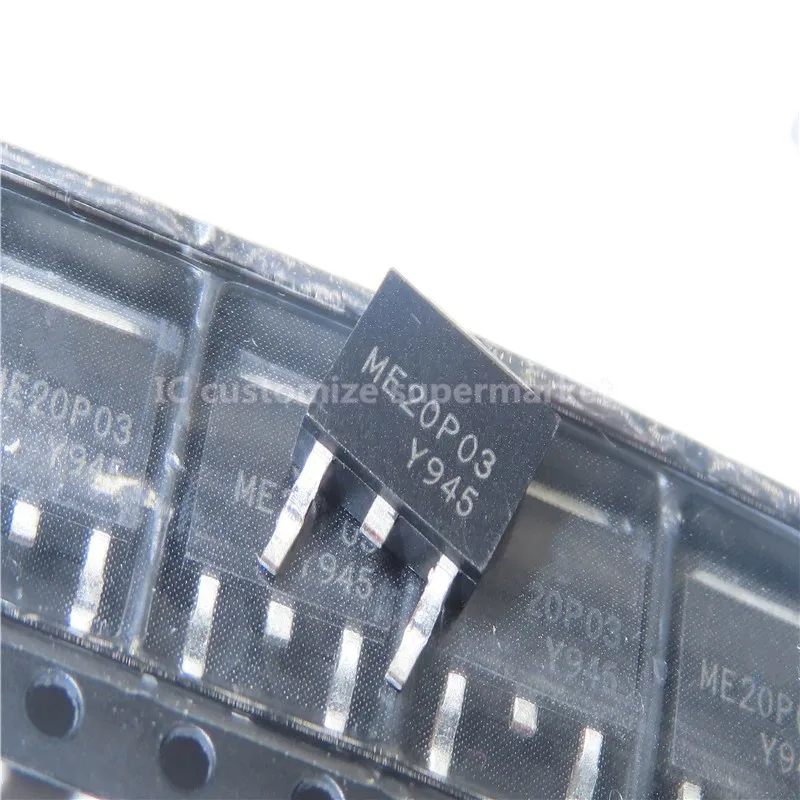 10 قطعة/الوحدة نوي B20P03 ME20P03 إلى 252 20A 30V SMD الترانزستور