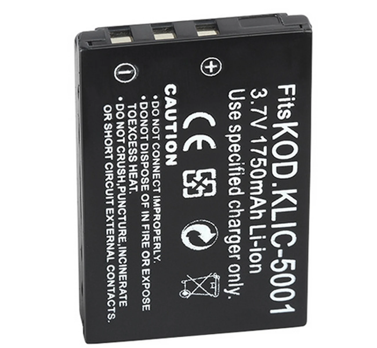 Paquete de batería recargable de iones de litio para Kodak KLIC-5001 y Sanyo DBL50, DB-L50, DB-L50A, DB-L50AU