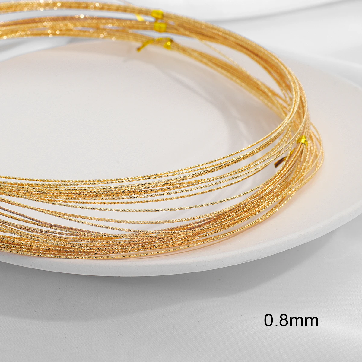 18K Gold Plated 5M Beading Wire for Jewelry Making