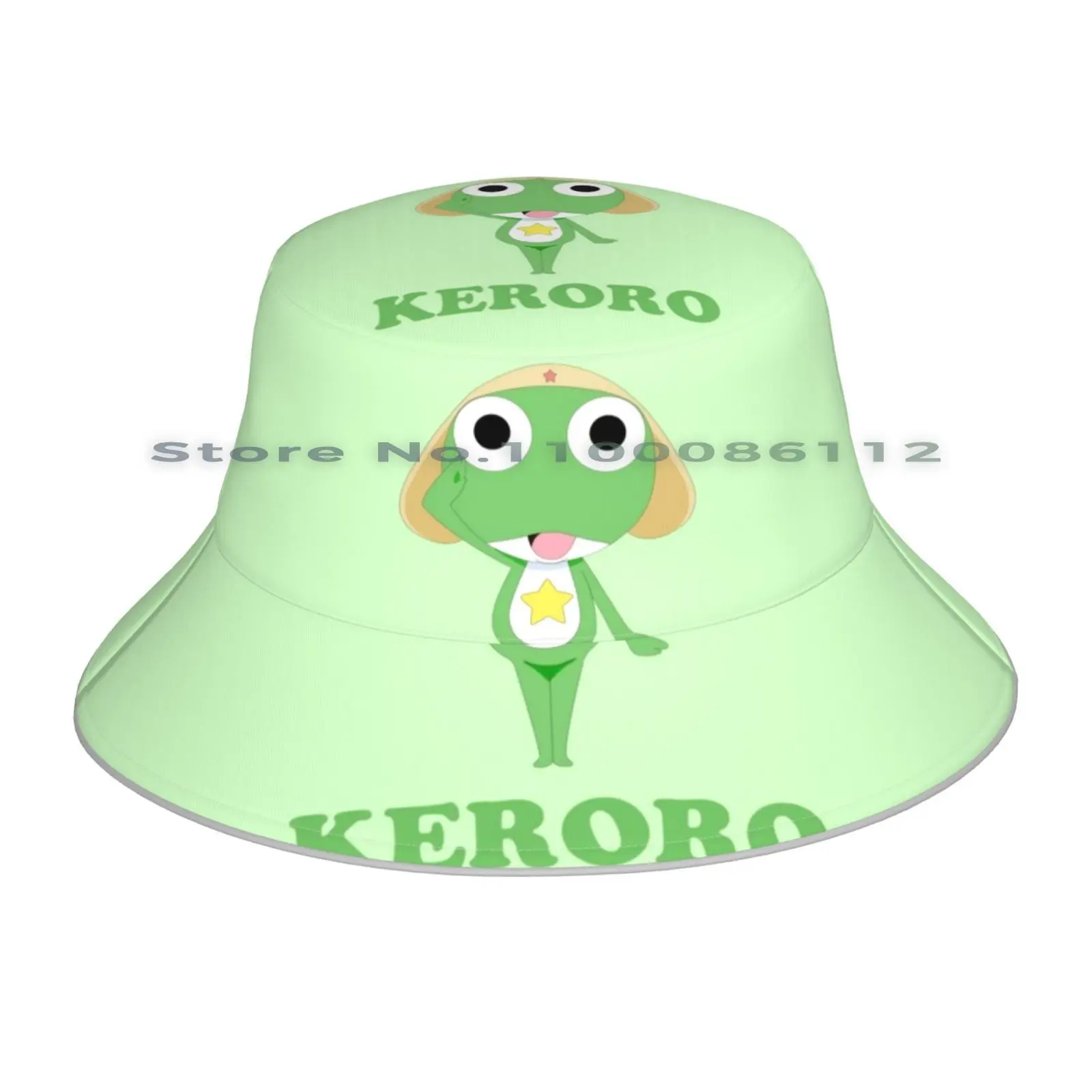 Keroro Gunsou segnalazione berretti cappello a maglia Keroro Gunsou plotone Sgt rana Anime sergente carino esercito senza tesa cappello a maglia