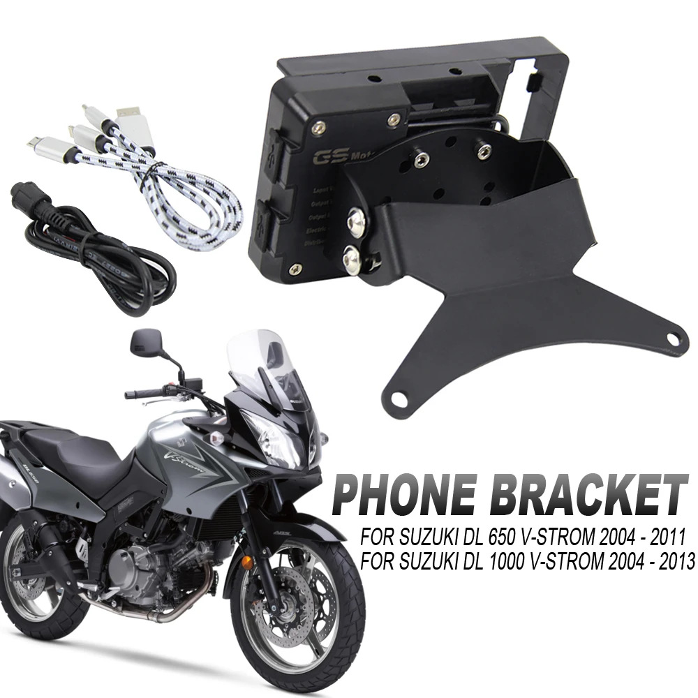 

NEW Motorcycle Front Stand Holder Smartphone Phone GPS Navigaton Plate Bracket For SUZUKI V-strom 650 1000 DL 1000 650 Vstrom