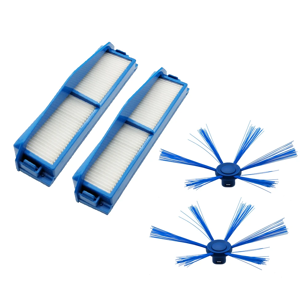 Hepaフィルター + サイドブラシ + モップ布フィリップス対応のFC8794 FC8796 FC8007 FC8792掃除機の交換スペアパーツ
