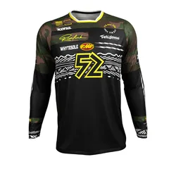 2022 team enduro bike jersey motocross Jersey custom dh mx downhill jersey speed Bicycle mtb Jersey BMX sportwear cycling jersey