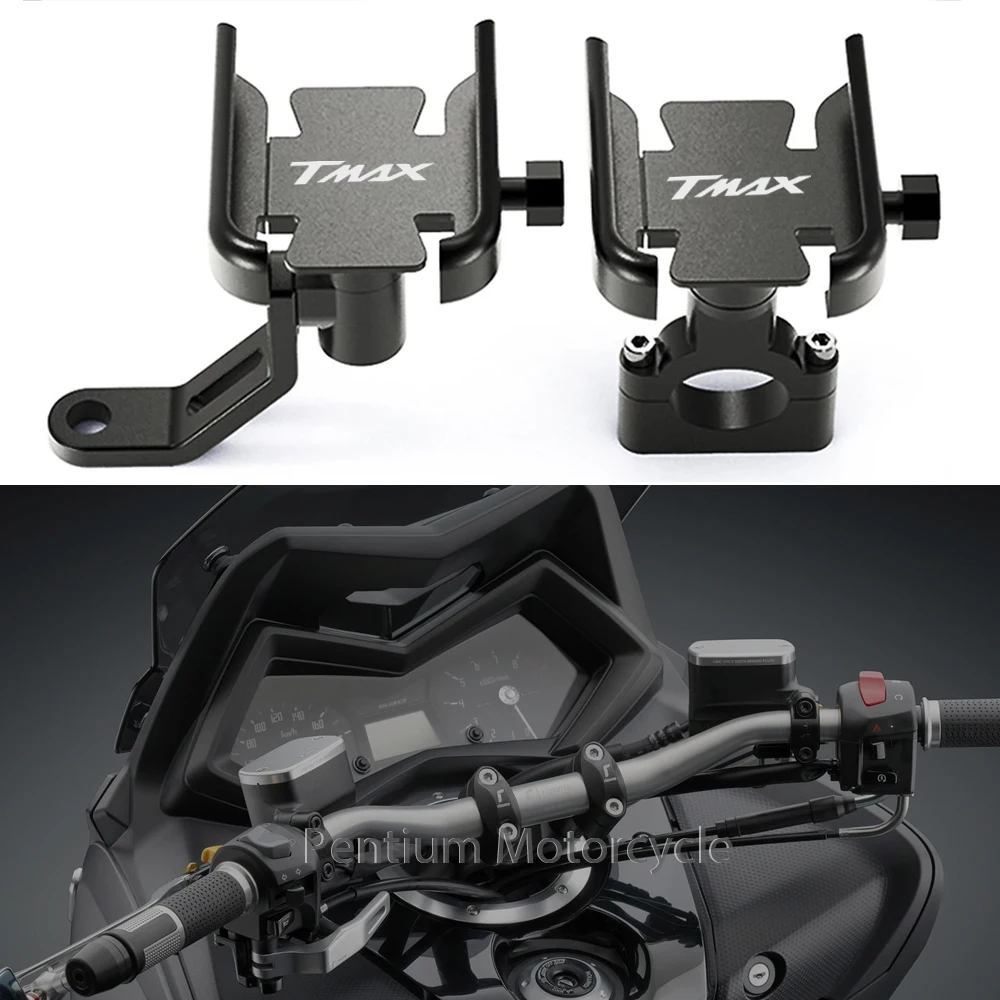 

For YAMAHA TMAX530 TMAX500 TMAX T-MAX 500 530 DX/SX XP530 T-MAX530 Motorcycle Handlebar Mobile Phone Holder GPS Stand Bracket