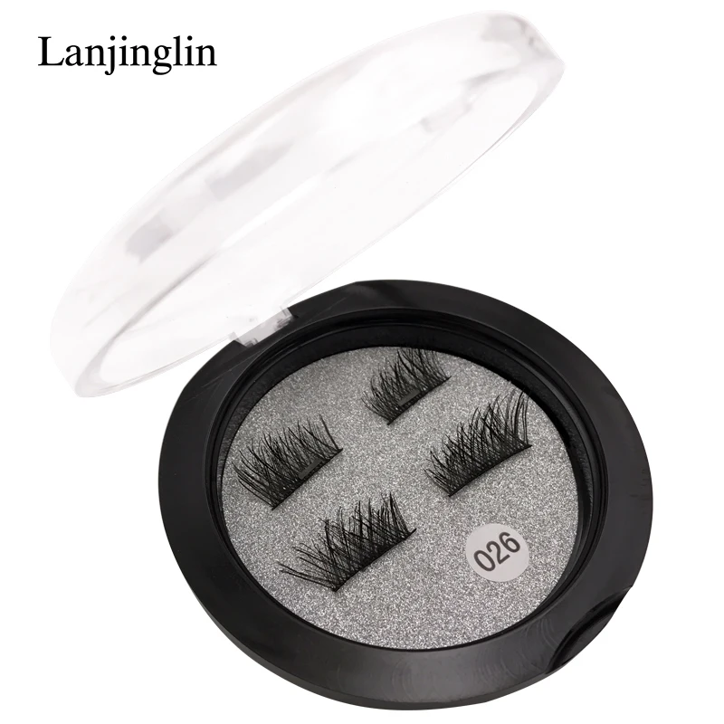 1 Pair Magnetic Eyelashes Soft Natural Hair Mink Lashes 3D Mink Fake Lash Dramatic EyeLashes Makeup Tool Extension Faux Cils