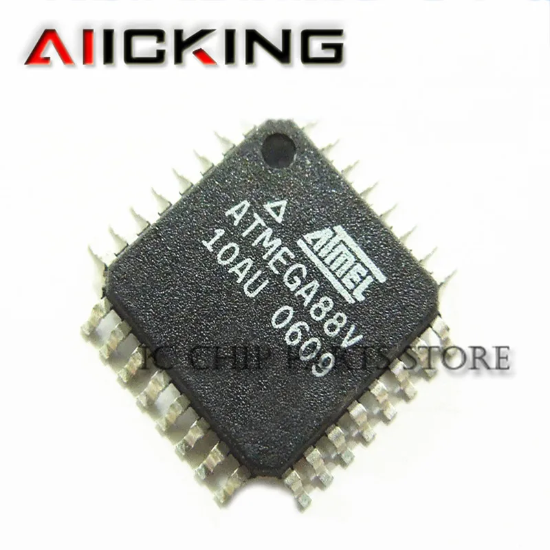 10ピース/ロットATMEGA88V-10AU ATMEGA88V QFP-32オリジナルブランドの新株式