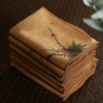 Painted Cotton Tea Towel 1