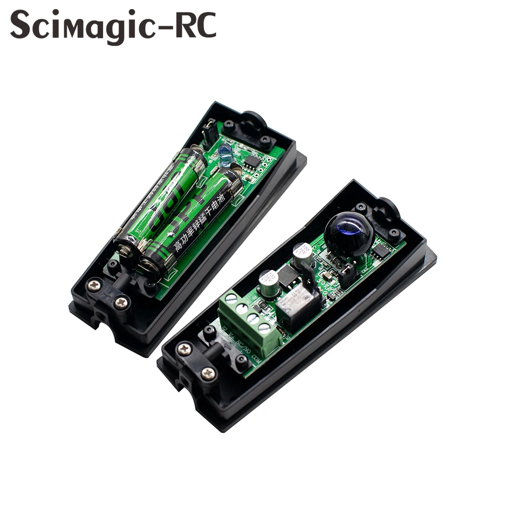 Una coppia fotocellula infrarossi raggio di sicurezza relè A infrarossi fotocellula porta automatica finestra Garage sensore di ostacolo rilevatore