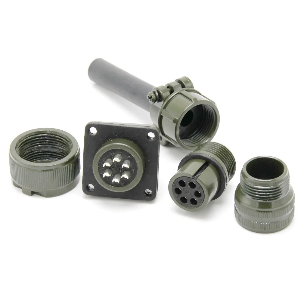 مستقيم MS5015 6-Pin الطيران التوصيل MS3106A 14S-6S MS3102A 14S-6P التشفير التوصيل محرك معزز موصل