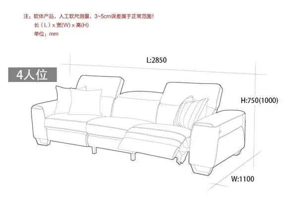 Sofa do salonu zestaw 4 sofa do siedzenia fotel elektryczny kanapa skórzana kanapy segmentowe muebles de sala moveis para casa