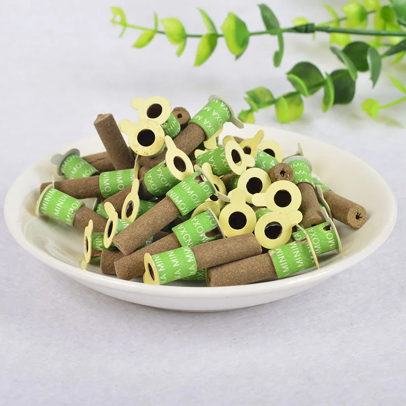 180pcs Mini Moxa Tube Self Stick Chinese Moxibustion Sticker Therapy Burner Heating Acupuntura Point Meridian Warm Massager