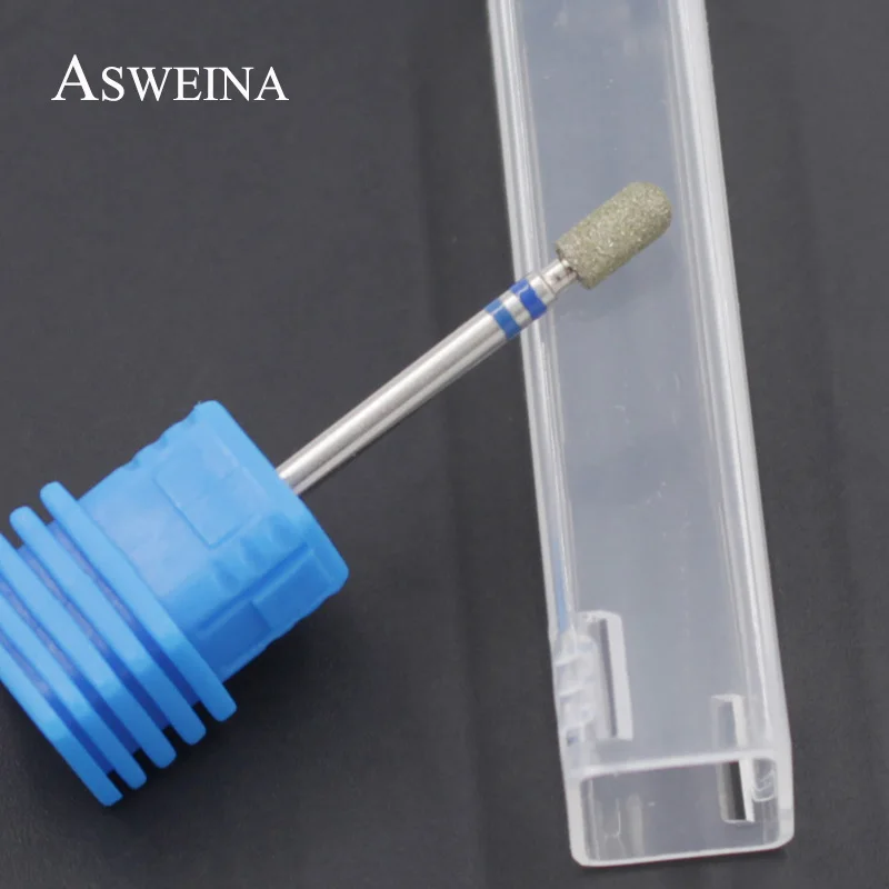 ASWEINA 1PCS Conical Style 3.5mm Diameter Diamond Burr Nail Drills Bit Electric Nail Art Manicure Machine Nail Accessories Tool