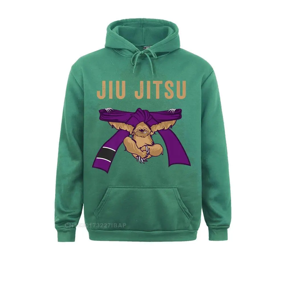 Jiu Jitsu Sloth Shirt for BJJ Cool Purple Belt Hoodies for Men Unique Sweatshirts Hip hop 2021 Newest Hoods Long Sleeve