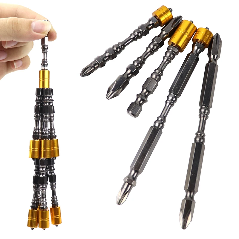 65mm/110mm Phillips Schraubendreher-bits Set Magnetische Schraube Bit PH2 1/4 "Hex Schaft Fahrer Bit Für elektrische Schrauben Fahrer Werkzeuge