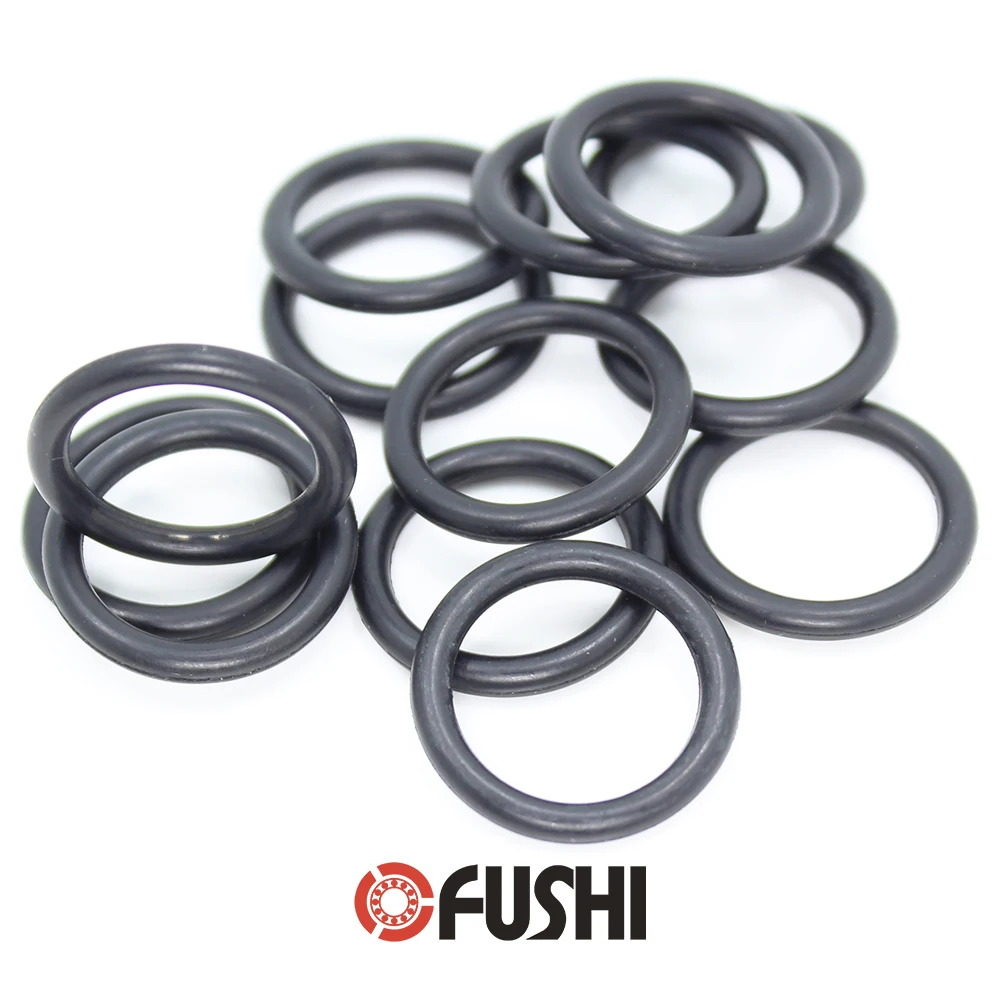 CS1mm EPDM O RING ID 1/2/2.5/3/3.5/4/5/5.2/6/6.5/7*1 mm 100PCS O-Ring Gasket Seal Exhaust Mount Rubber Insulator Grommet ORING