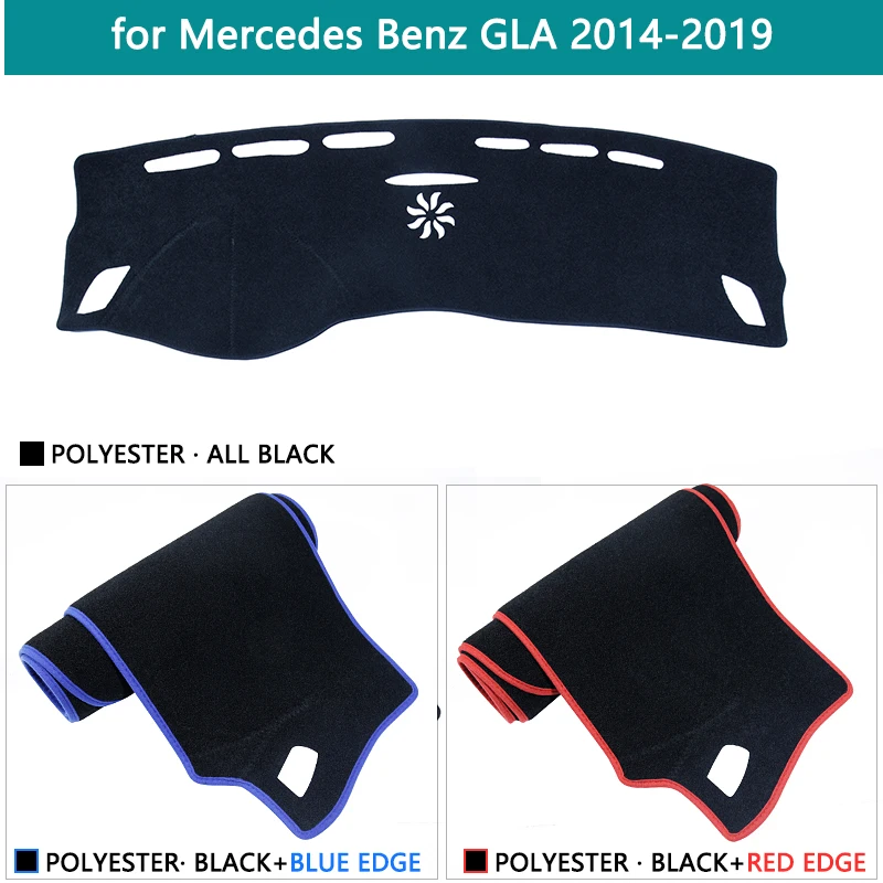 For Mercedes Benz GLA X156 GLA180 GLA200 GLA220 GLA250 220 220d AMG Dashboard Cover Sunshade Dashmat  Carpet Car Accessories