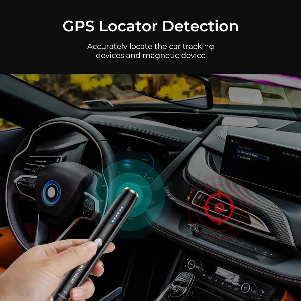 T8 Pen detector Anti gadget Wiretapping bug Detector Bug Gadget Wireless RF Signal Audio GSM Anti GPS Car Tracking Wiretapping