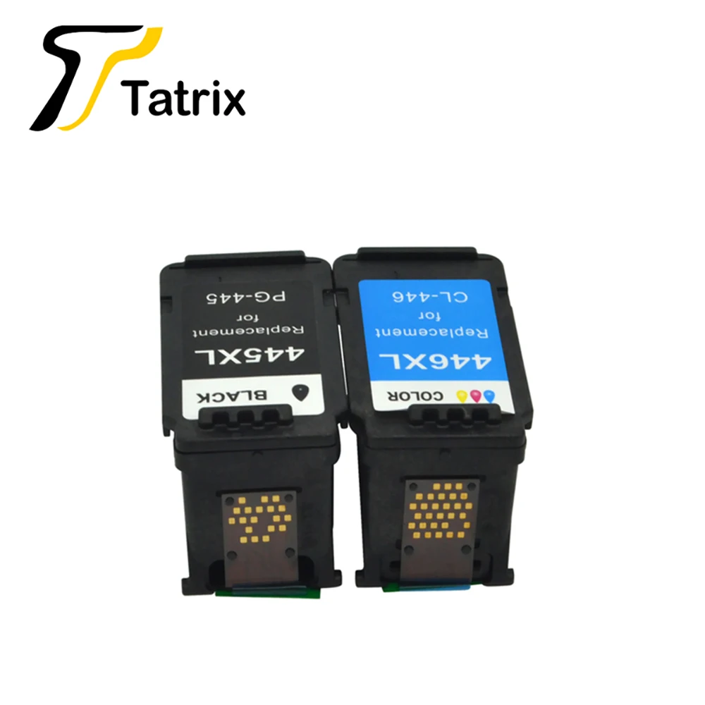 Tatrix PG-445XL PG 445 PG-445 PG445 CL446 CL 446 cartucho de tinta Compatible para impresora Canon Pixma IP2840 MX494 MG2440 2540 2940