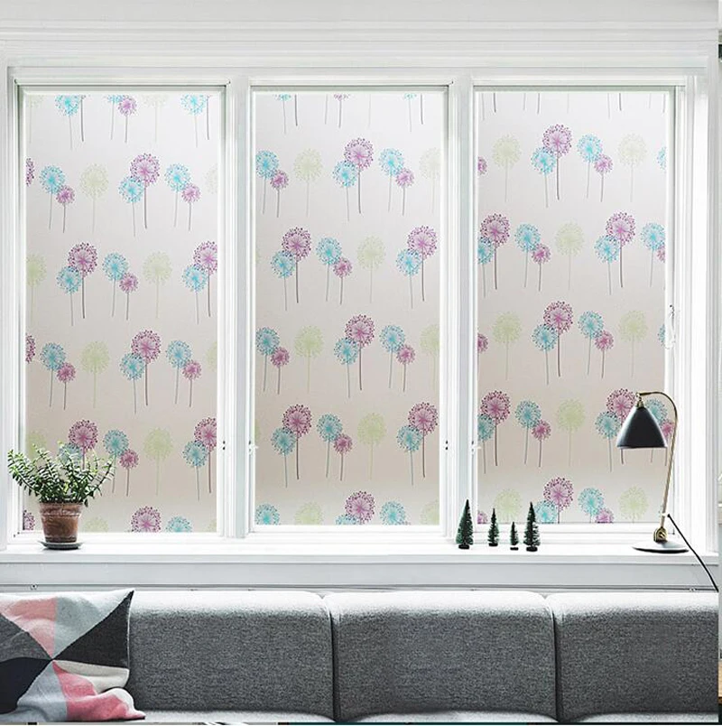 

Translucent Opaque Frosted Glass Window Stickers, Sliding Door Film, Anti-peeping, Household Grilles, Toilet Grilles 30-90cm