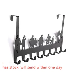 Detachable Nail-free Non-marking Door Back Hanger Clothes Hanger Coat Hook Creative Cartoon Wall Hanging Perchero Pared вешалка