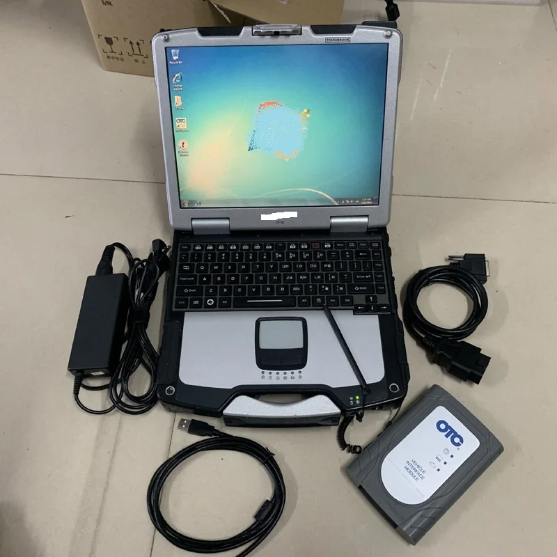 

For Toyota Diagnostic Tool Otc It3 Scanner Software with Laptop Toughbook CF31 CPU I5 Cables Full Set Ready to Use