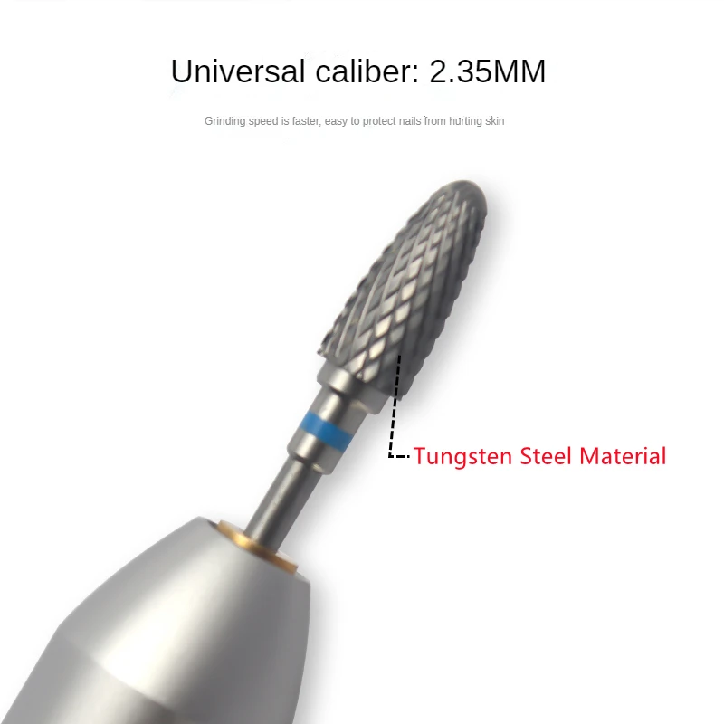 Tungsten Steel Milling Cutters For Manicure, Removing Gel Polish Nail Drill Bits Electric Equipment Tools