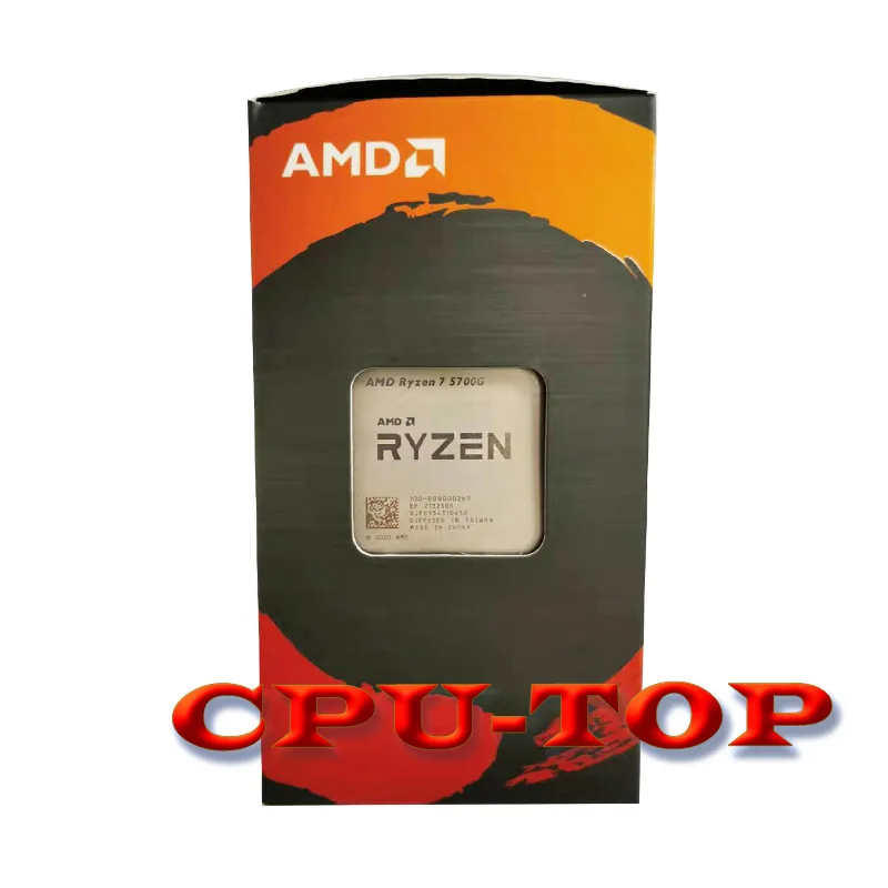 AMD Ryzen 7 5700G R7 5700G 3.8GHz Eight-Core 16-Thread 65W CPU Processor L3=16M 100-000000263 Socket AM4 New and have fan