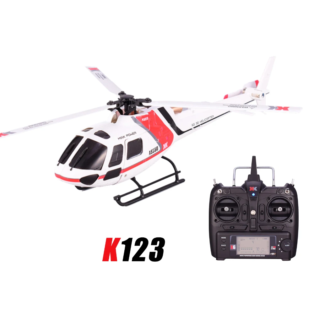 

Wltoys XK K110 6CH 3D 6G System Remote Control Brushless RC Helicopter BNF without Transmitter K100/K120/K123 /K124