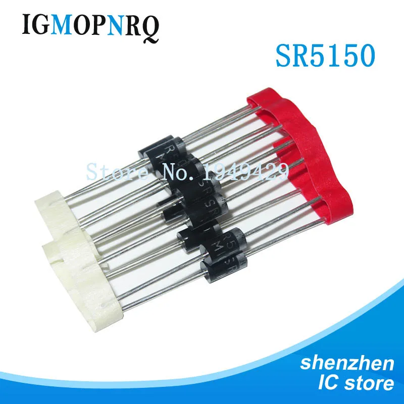 10pcs SR5150 SB5150 MBR 5150 Schottky diode 5A 150V