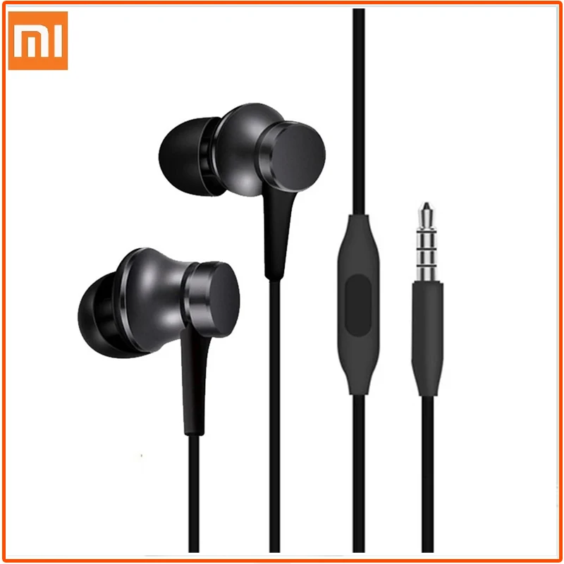 Xiaomi – écouteurs Piston 3 d'origine, oreillettes de Sport avec fil, basse, 3.5MM, avec micro, casque d'écoute pour téléphone Xiaomi Samsung Huawei