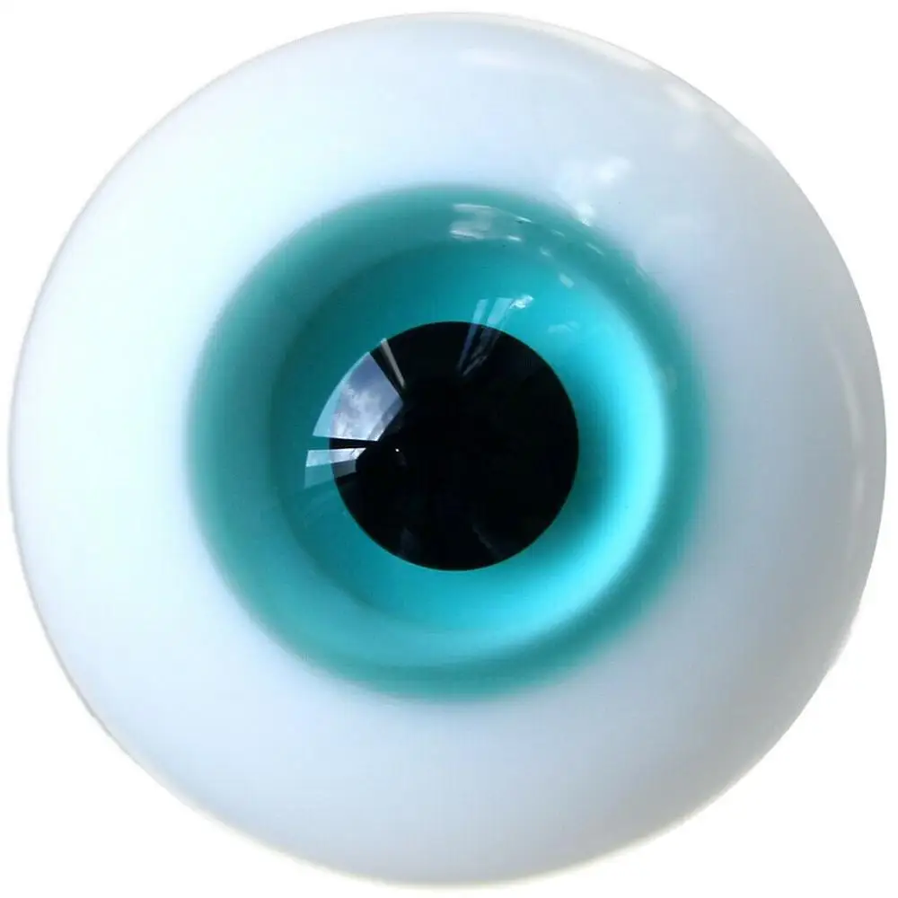 [wamami] 6mm 8mm 10mm 12mm 14mm 16mm 18mm 20mm 22mm 24mm Green Glass Eyes Eyeball BJD Doll Dollfie Reborn Making Crafts