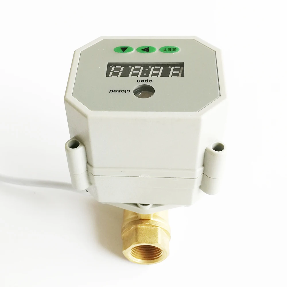 Tsai Fan 2 Way Brass 3/8'' DN10 Clock Running Electric Timer Valves For Water Automatic Control by timer auto irrigation